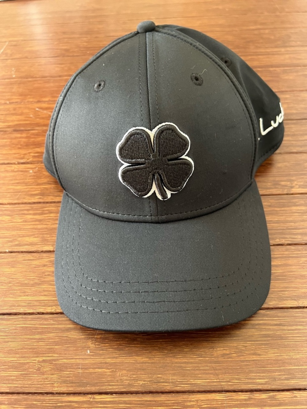BLACK CLOVER MEN'S PREMIUM EMBROIDERED LOGO BALL CAP HAT FITTED SIZE L XL